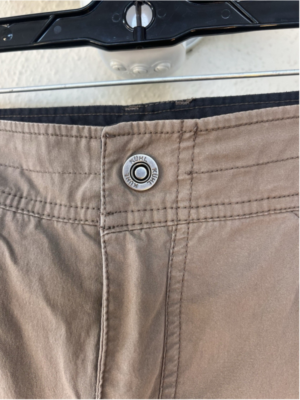 Kuhl Renegade Shorts Mens 34 Khaki Brown Hiking Outdoor Performance 10" Inseam - Picture 3 of 8